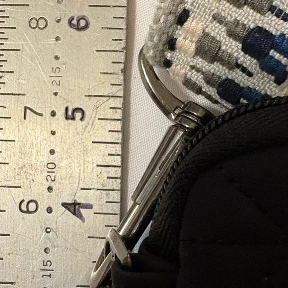 Travelon Boho Quilted RFID Blocking Belt Bag Crossbody quilted black Adj Strap - Picture 15 of 15